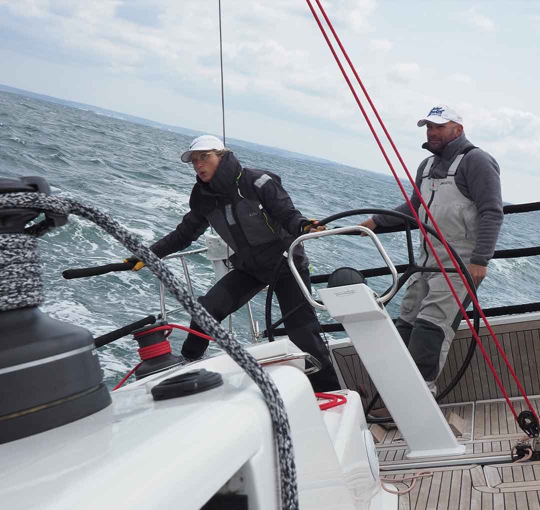 Stage week-end manoeuvre voile majeure en Manche